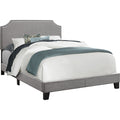 Full Upholstered Bed - Grey
