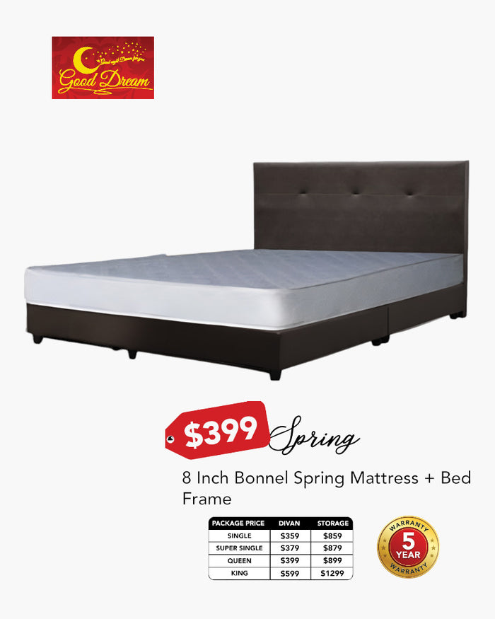Good Dream Spring Bed with Mattress Package