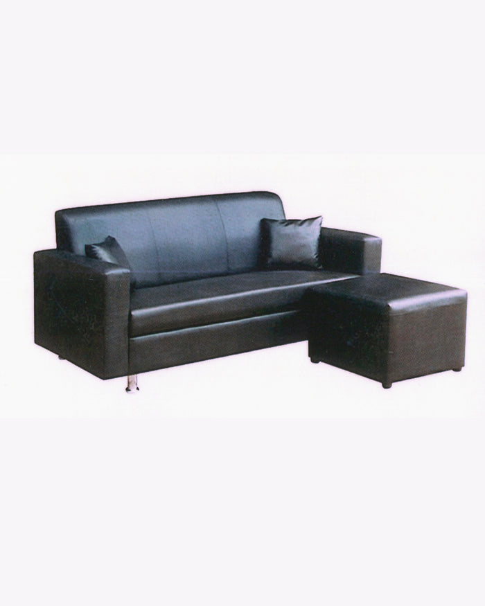 Grace Faux Leather Sofa