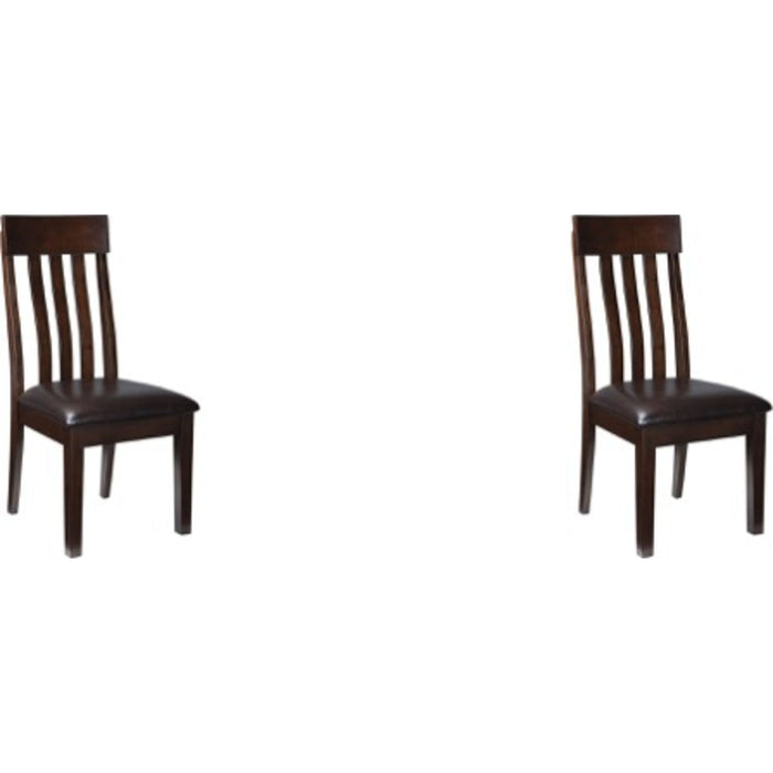 Haddigan Side Chair - Dark Brown - (D596-01)
