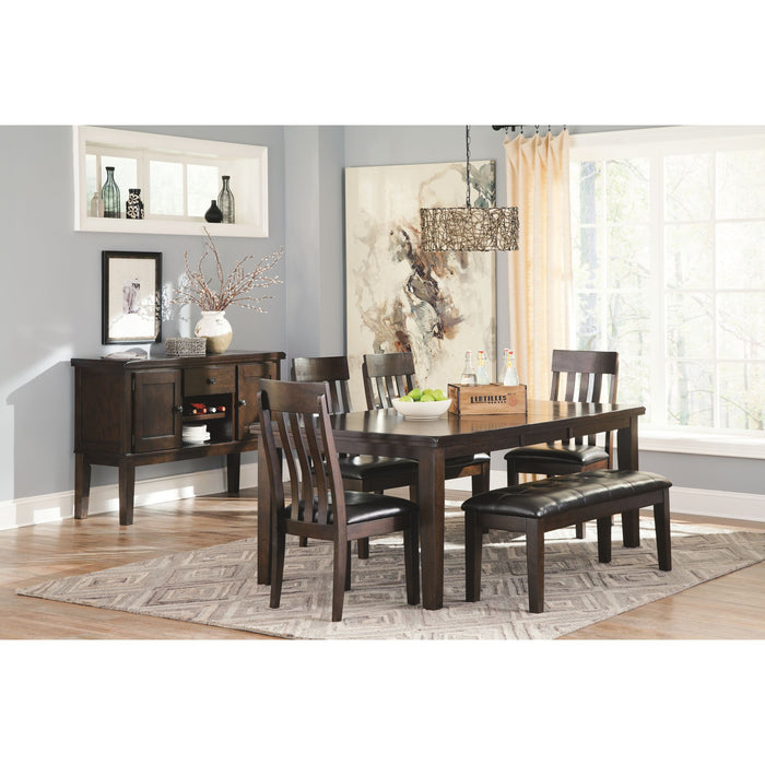 Haddigan Side Chair - Dark Brown - (D596-01)