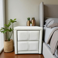 Hailey Bedside Table – Clearance-Cream