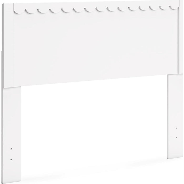 Hallityn Full Panel Headboard - White