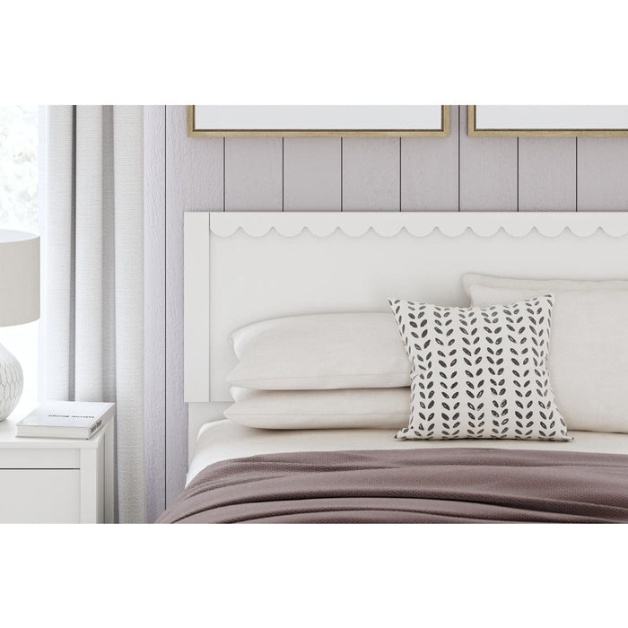 Hallityn Full Panel Headboard - White