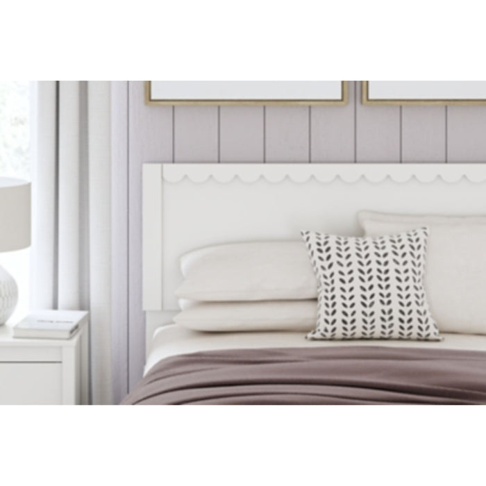 Hallityn Full Panel Headboard - White