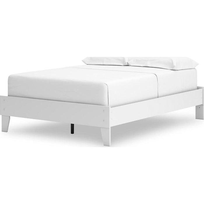 Hallityn Full Platform Bed - White
