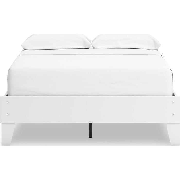Hallityn Full Platform Bed - White