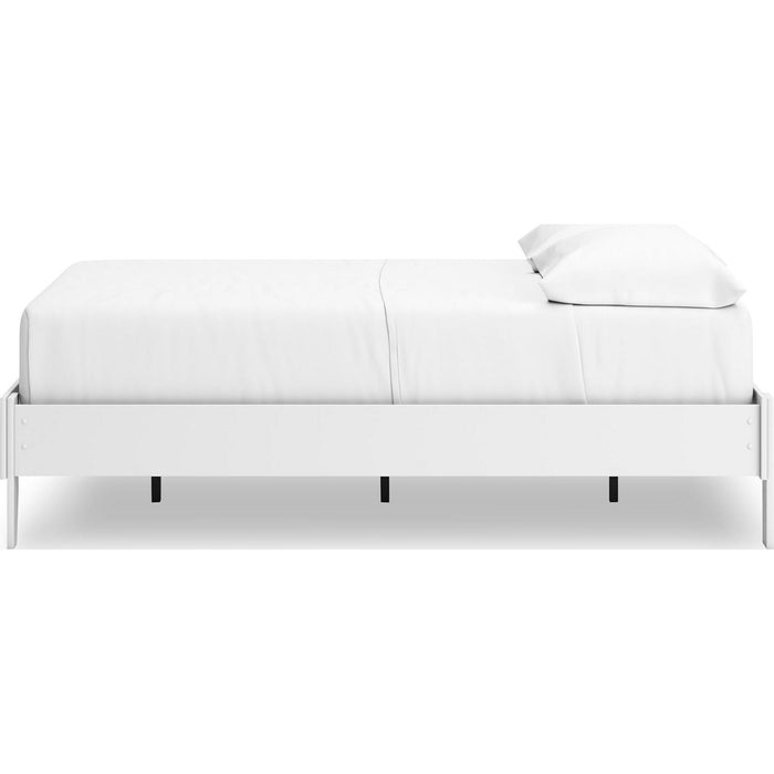 Hallityn Full Platform Bed - White