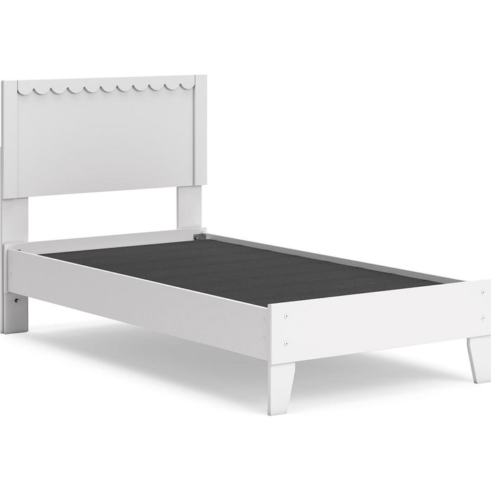 Hallityn Twin Platform Bed - White