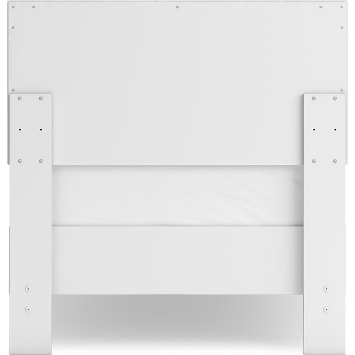 Hallityn Twin Platform Bed - White