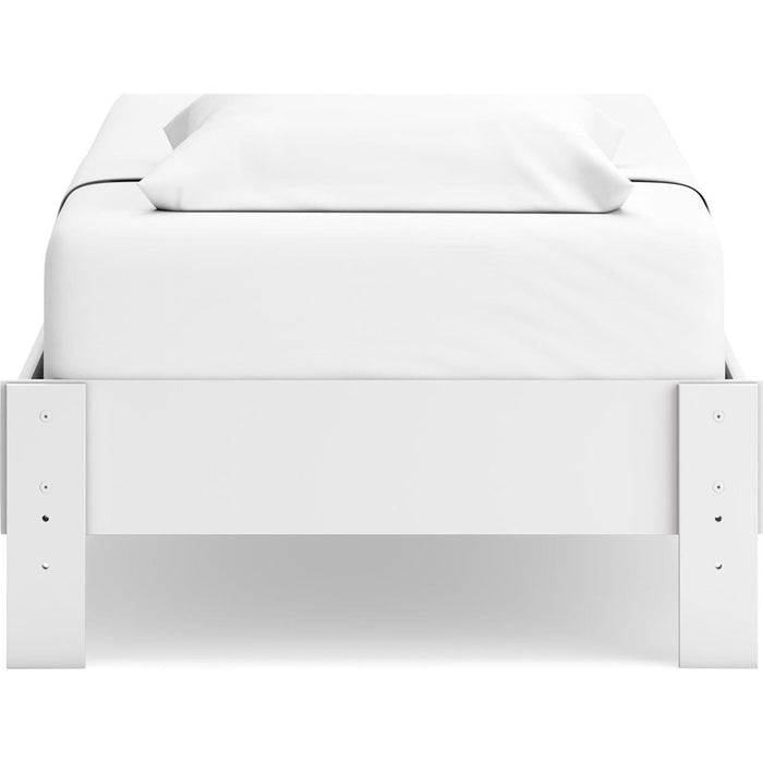 Hallityn Twin Platform Bed - White