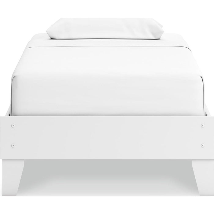 Hallityn Twin Platform Bed - White