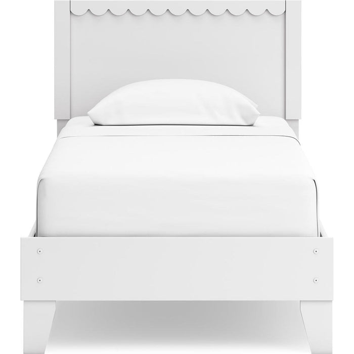 Hallityn Twin Platform Bed - White