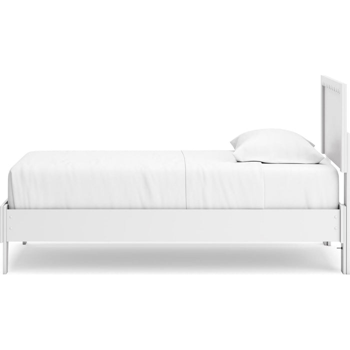 Hallityn Twin Platform Bed - White