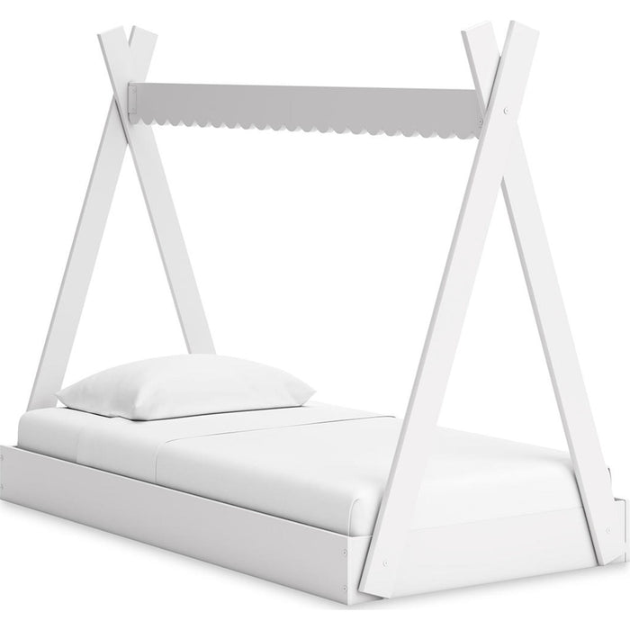 Hallityn Twin Tent Bed - White