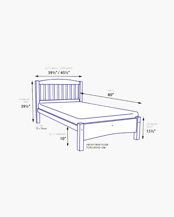 Harnic Wooden Bedframe