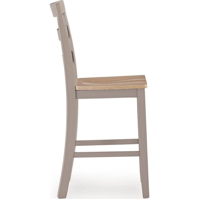 Harperfeld Counter Height Stool - Natural/Gray - (PCD403-124)