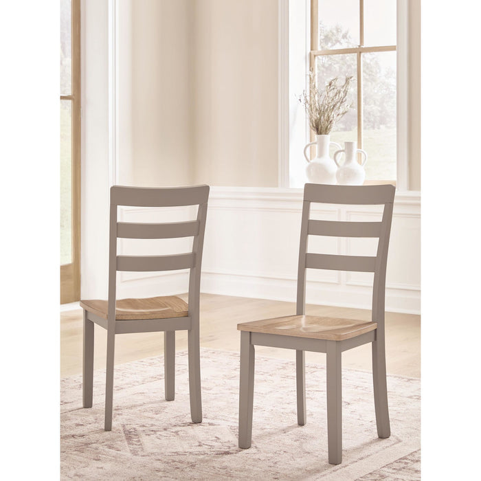 Harperfeld Dining Chair - Natural/Gray - (PCD403-01)