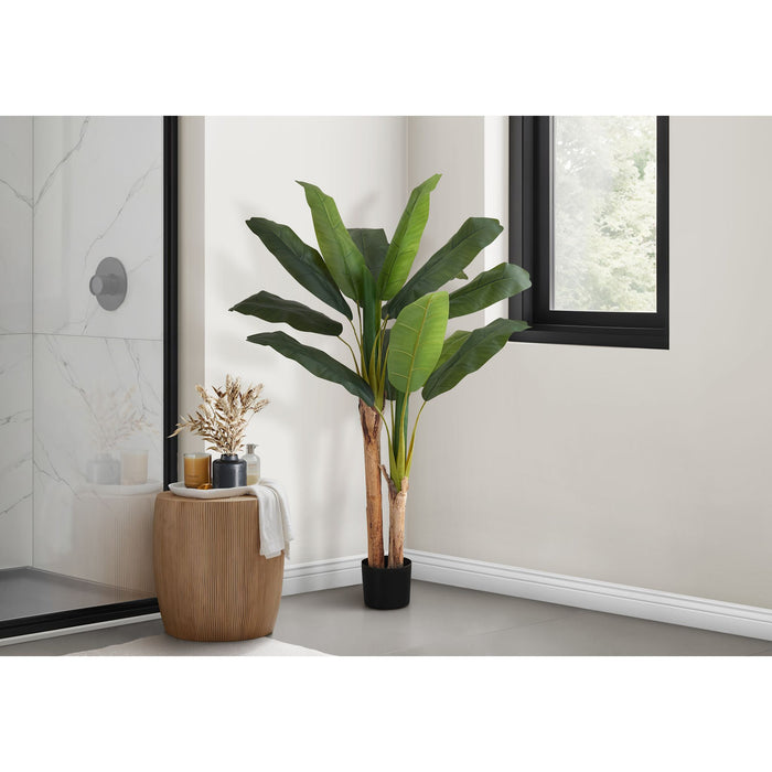 Indoor Banana Tree - 55" Artificial Plant in a 6" Pot