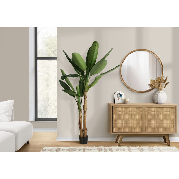 Indoor Banana Tree - 83" Artificial Plant in a 8" Pot