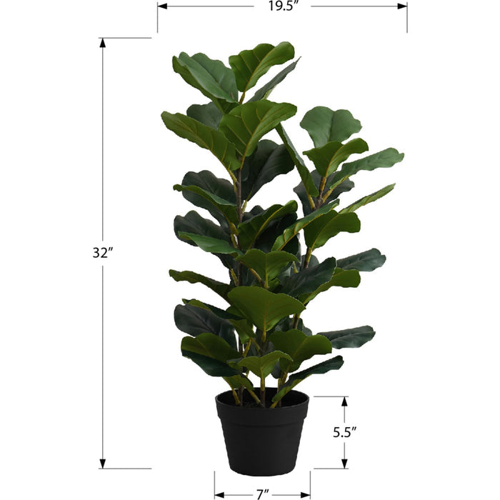 Indoor Fiddle - 32" Artificial Plant in a 6" Pot
