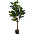 Indoor Fiddle Tree - 47" Artificial Plant in a 5" Pot