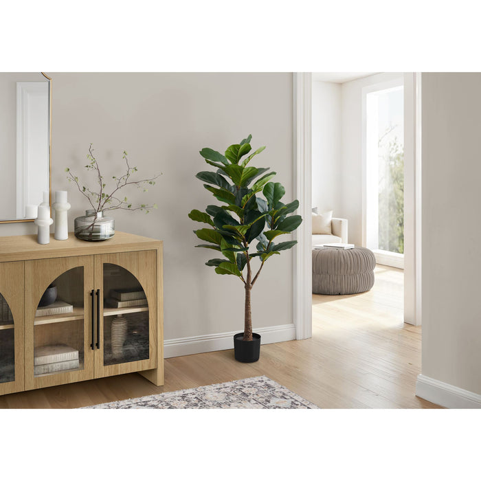 Indoor Fiddle Tree - 47" Artificial Plant in a 5" Pot