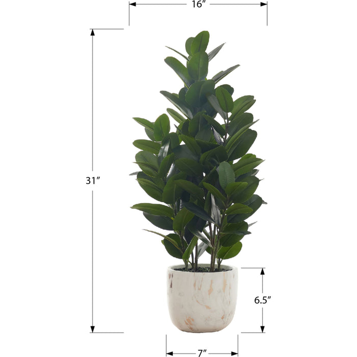 Indoor Garcinia - 31" Artificial Plant in a 7" Pot