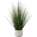 Indoor Grass - 21" Artificial Plant in a 4" Cement Pot