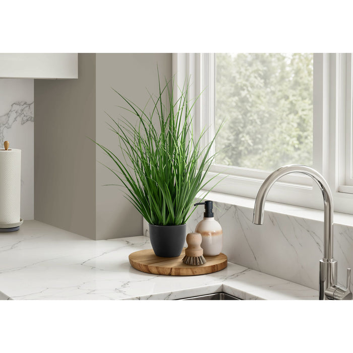Indoor Grass - 23" Artificial Plant in a 4" Black Pot