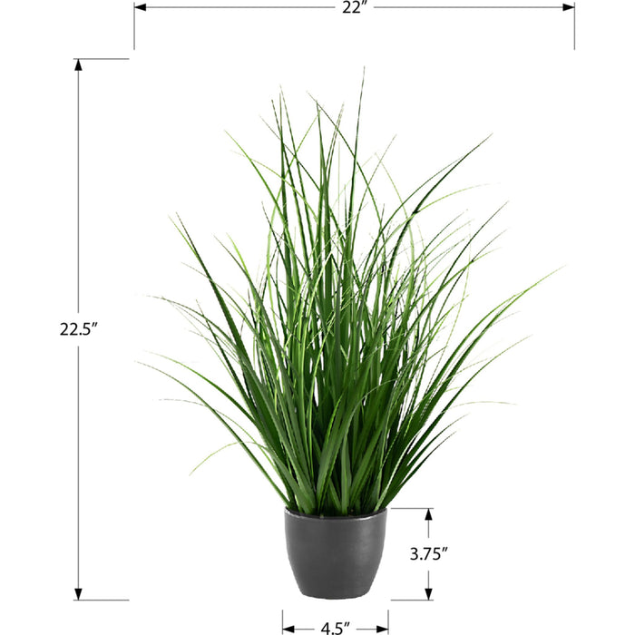 Indoor Grass - 23" Artificial Plant in a 4" Black Pot