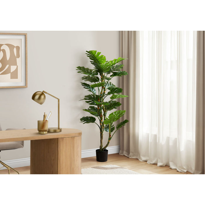 Indoor Monstera Tree - 61" Artificial Plant in a 7" Pot