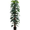 Indoor Monstera Tree - 83" Artificial Plant in a 8" Pot
