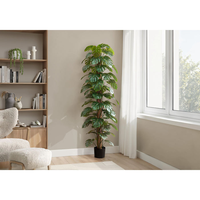 Indoor Monstera Tree - 83" Artificial Plant in a 8" Pot