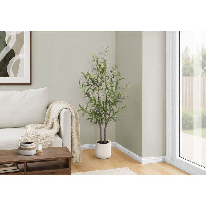 Indoor Olive Tree - 44" Artificial Plant in a 6" Pot