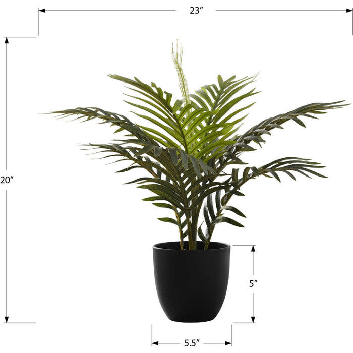 Indoor Palm - 20" Artificial Plant in a 5" Pot
