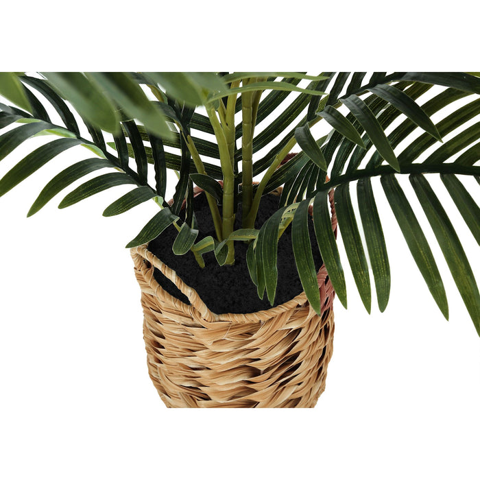 Indoor Palm - 24" Artificial Plant in a 8" Woven Basket