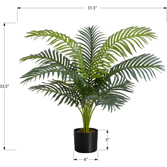 Indoor Palm Tree - 34" Artificial Plant in a 5" Pot