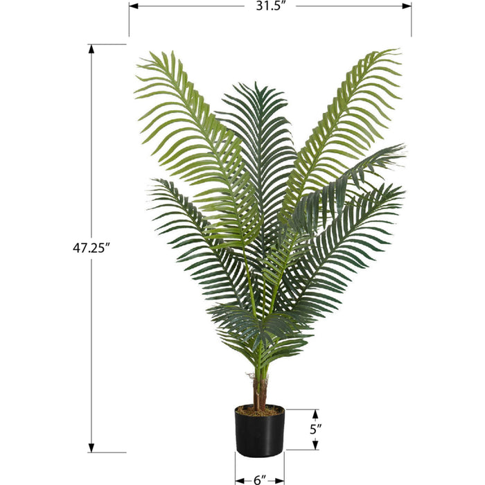 Indoor Palm Tree - 47" Artificial Plant in a 5" Pot