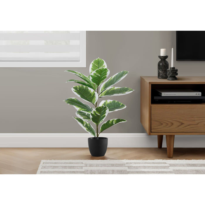 Indoor Rubber - 27" Artificial Plant in a 5" Pot