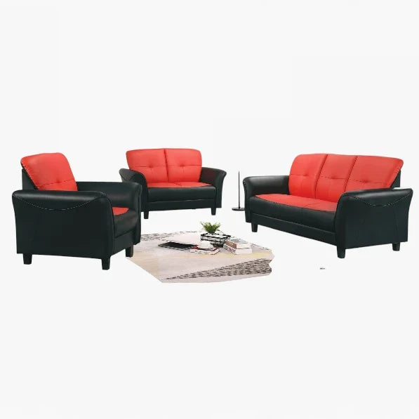 Inessa Faux Leather Sofa