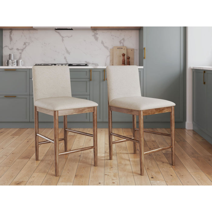 Isanti Counter Height Stool - Light Brown - (D752-124)