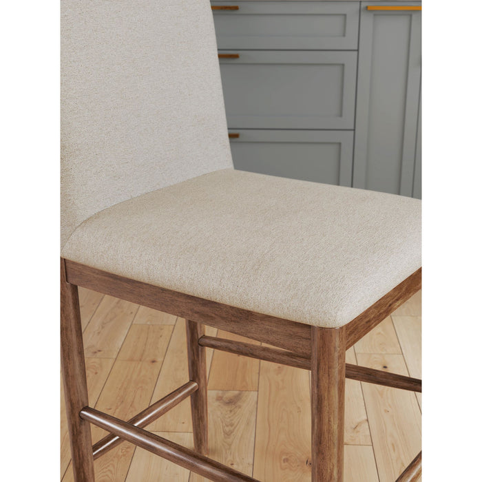 Isanti Counter Height Stool - Light Brown - (D752-124)