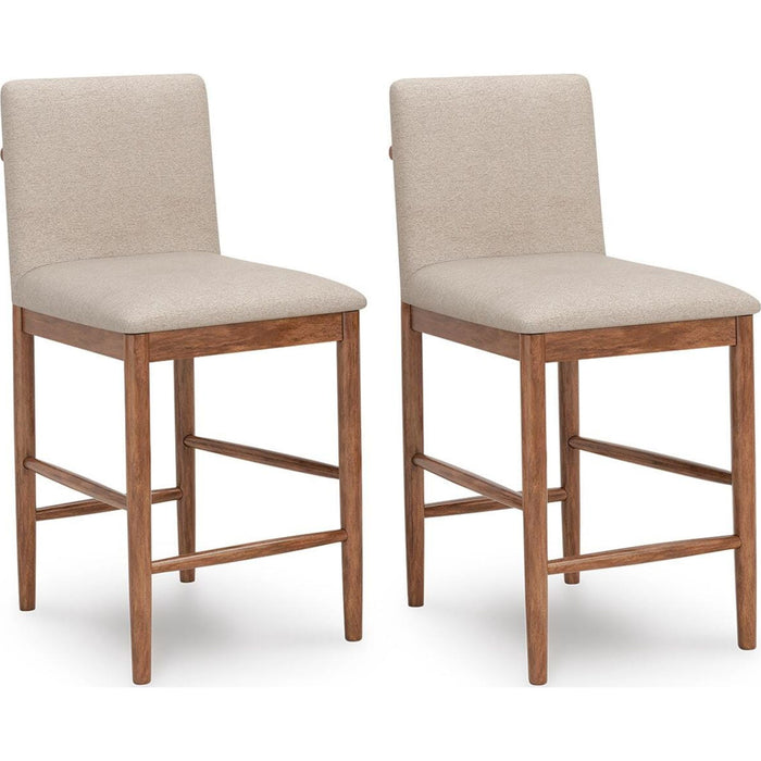Isanti Counter Height Stool - Light Brown - (D752-124)