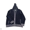 Jacket Shirt By Chicos In Blue & Silver, Size: Xl