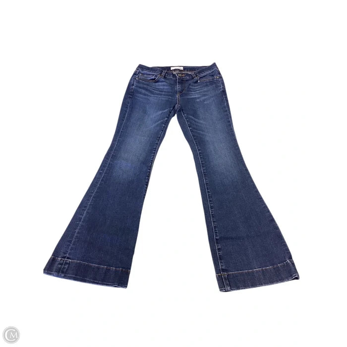 Jeans Boot Cut By Loft In Blue Denim, Size: 2