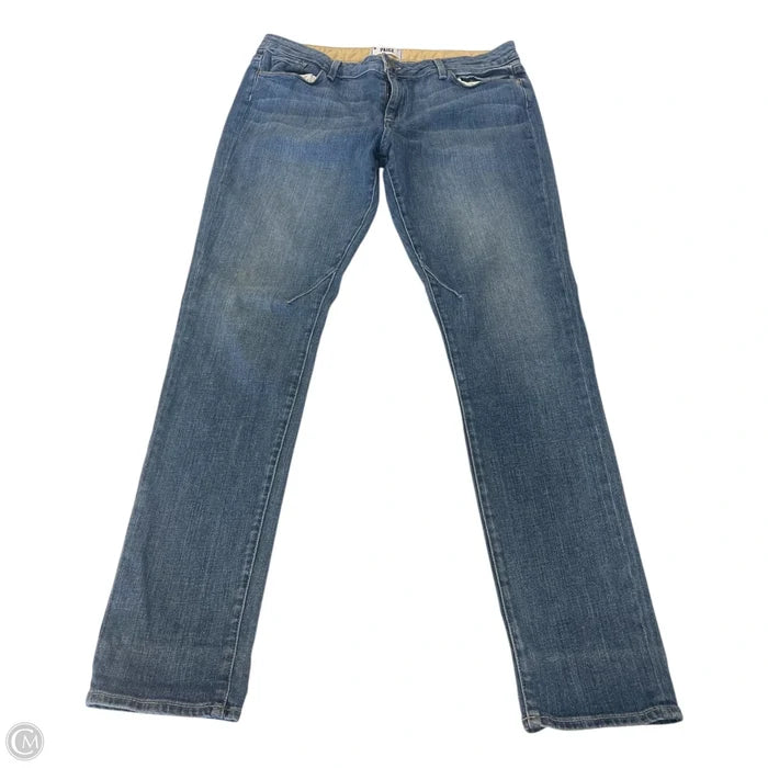 Jeans Boyfriend By Paige In Blue, Size: 12
