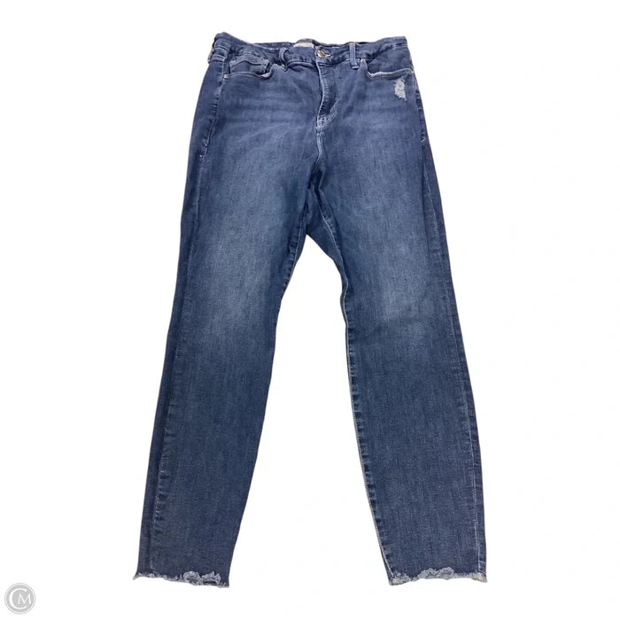 Jeans Cropped By Good American In Blue, Size: 18