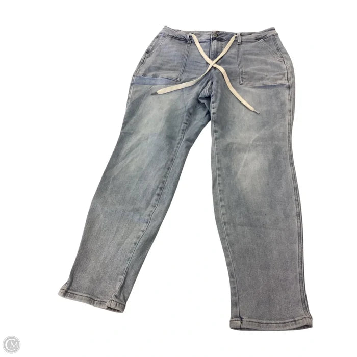 Jeans Cropped By Judy Blue In Blue, Size: 16
