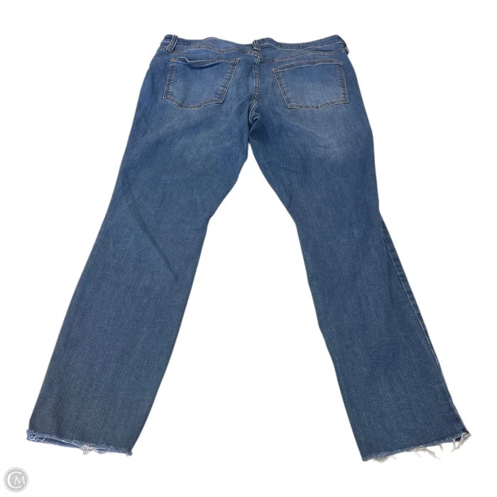 Jeans Cropped By Universal Thread In Blue, Size: 16